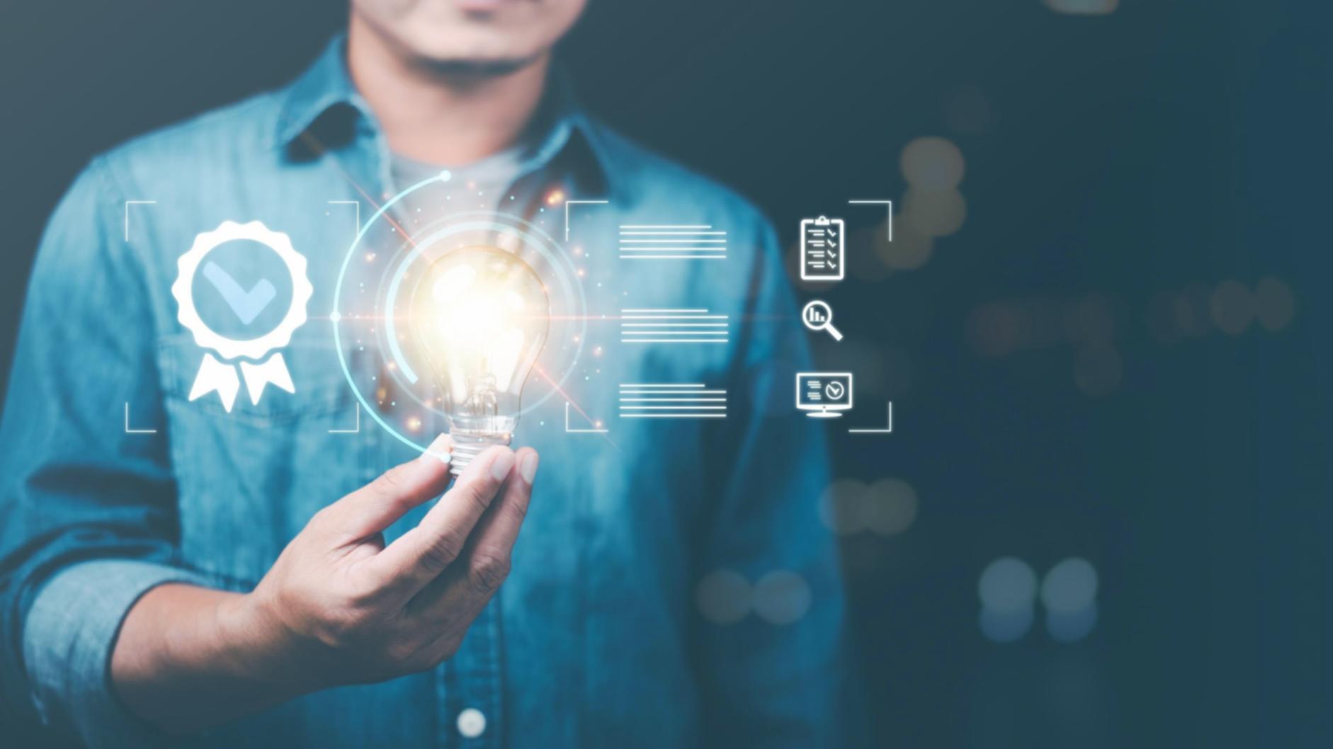 Başarı rozetleri ve sertifika sistemi görseli